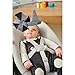 Chicco Crescendo Hochstuhlwippe für Babys, zwei Liegepositionen, Polsterung aus Bio-Baumwolle, abnehmbar und waschmaschinenfest, mit Hängespielzeugstange, bis zu 9 kg, grau