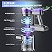 Cordless Vacuum Cleaner,Vacuum Cleaners for Home with Super Suction,Lightweight Stick Vacuum with 35 Mins Runtime,Rechargeable Cordless Vacuum for Carpet, Tile, Pet Hair, Hardwood Floors(Purple)