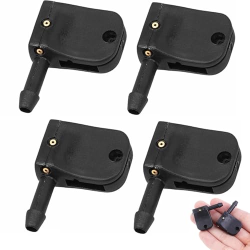 SIXHAOBU 4 unidades de boquillas de lavado de parabrisas boquillas limpiaparabrisasBoquilla limpiaparabrisas universal para Mercedes-Benz, Volkswagen y Renault