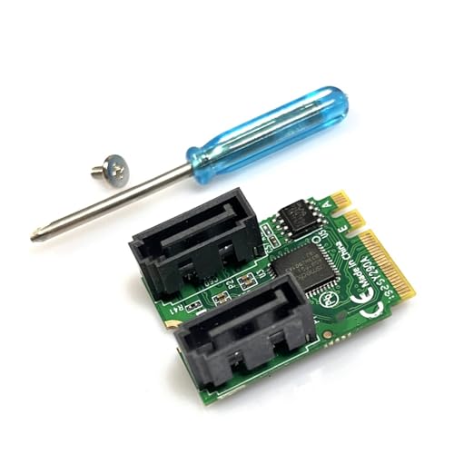 Carte d'extension A+E vers double port SATA3.0 ASM1061 pour module M.2 2230 PC