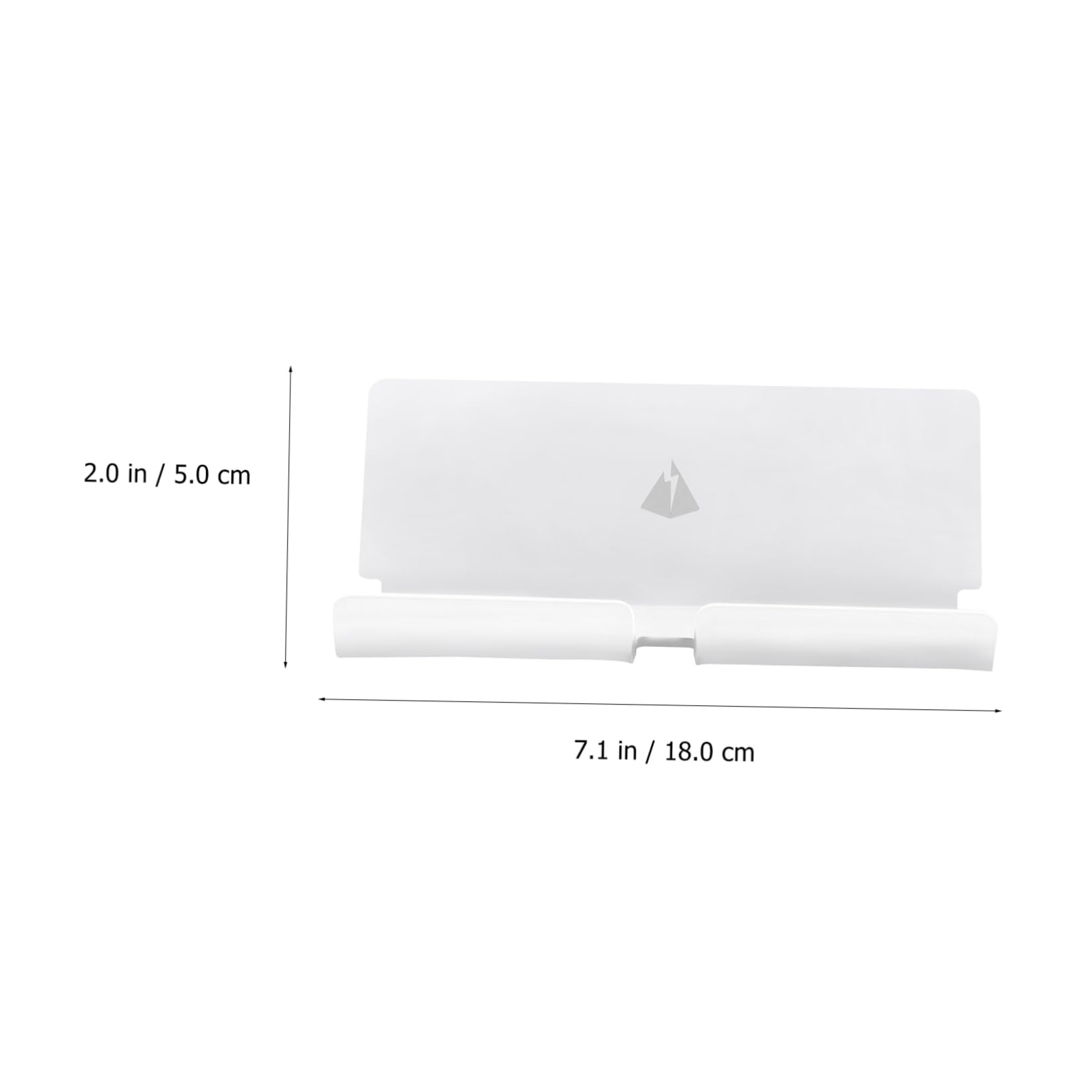 Uonlytech 2pezzi Supporto Telefonico Da Parete Acrilico Montaggio Senza Perforazioni Per Cucina e Camera Da Letto Compatibile Con Smartphone e Tablet Design Pratico e Durevole