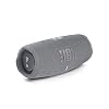 JBL Charge 5 Bluetooth-Lautsprecher in Grau – Wasserfeste, portable Boombox mit integrierter Powerbank und Stereo Sound…
