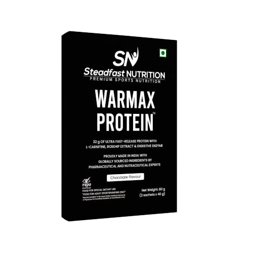 Image of Steadfast Nutrition Warmax Protein Powder | Chocolate flavour (2 Sachets)
