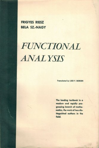 Functional Analysis. 2nd edition 0804448213 Book Cover