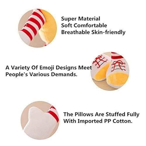 Image of DearJoy Kissing Smiley Soft Toy - Yellow