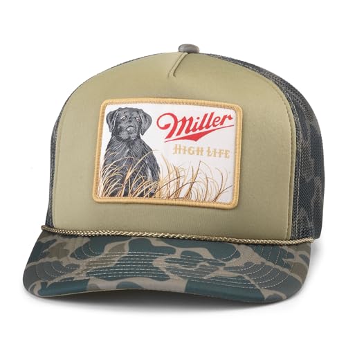 AMERICAN NEEDLE Miller High Life Beer Patch Unisex Adjustable Snapback Baseball Hat