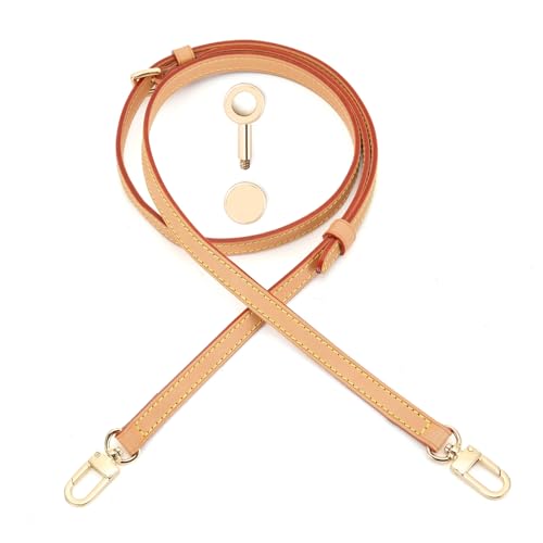 Senral Leather Shoulder Strap for Shoulder Bag,Genuine Leather Shoulder Strap Adjustable Shoulder Strap,Shoulder Strap for Bag,Metis Clutches, Toiletry Pou, Alma, Speedy B, Extrala, BB Pallas