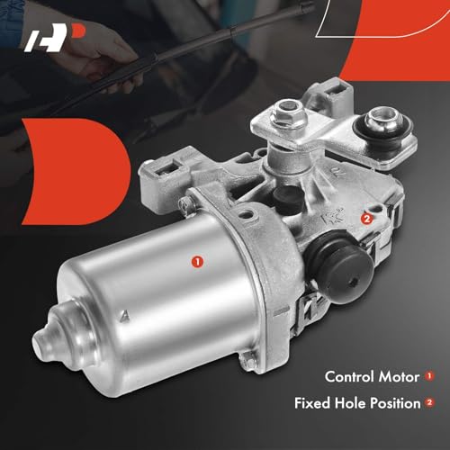 A-Premium Front Windshield Wiper Motor Compatible with Hyundai Sonata 2011-2015 & Kia Sorento 2011-2015 & Mazda 6 2006-2008 & Toyota Avalon 2013-2014, Camry 2012-2016, Venza 2009-2015, 5-Pin by A-Premium - Image 4
