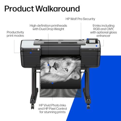 Image of Z9+ Postscript Graphics Printer - 24-inch, for Fine Art Graphics & Secure Large Format Printing - (W3Z71D) - New Model
