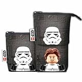 Utilisation multiple : cette trousse est facile à utiliser et est idéale pour tous vos articles de papeterie LEGO. Vous pouvez également l'utiliser comme trousse de maquillage, gobelet de maquillage, support de pinceaux de maquillage, utilisation au bureau, etc.