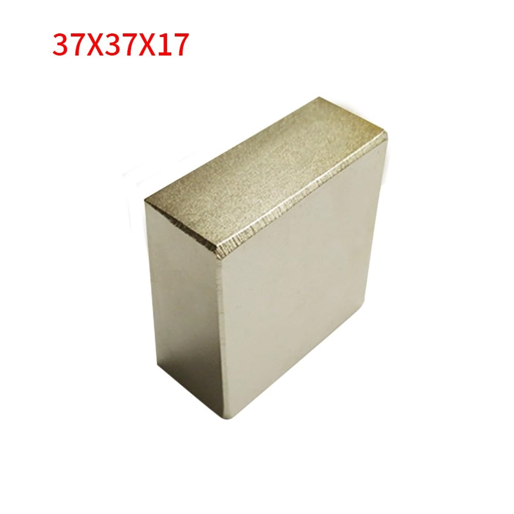 YanYiCiYe Stong Neodymium 37 * 37 * 17mm Block Rare Earth NdFeB Magnet