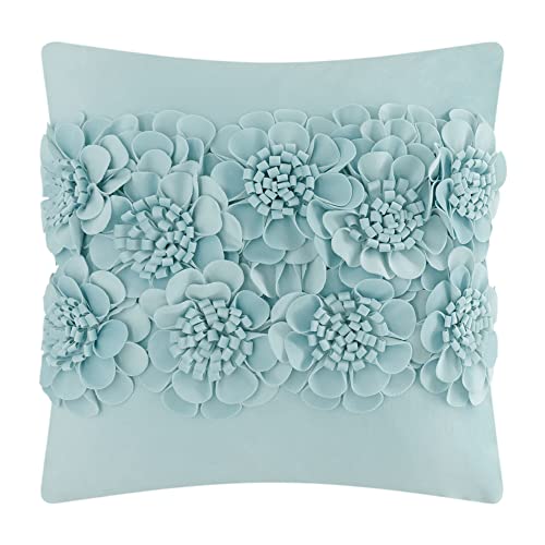 JWH Handmade 3D Flower Throw Pillow Covers Aesthetic Decorative Floral