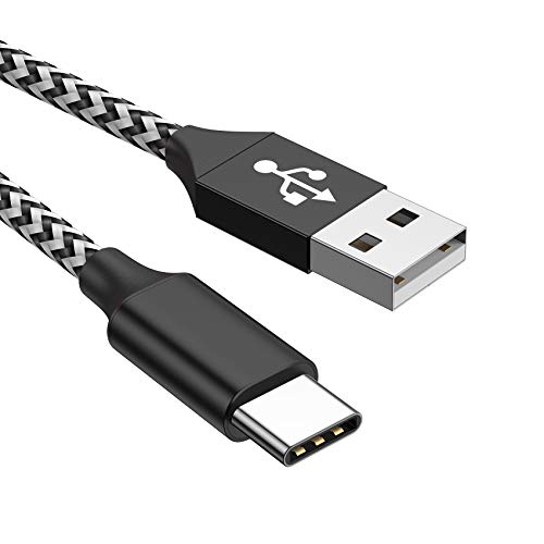 Cable USB Tipo C,GIANAC [3 M] Cargador Tipo C Carga Carga Rápida y Duradera y Sincronización Nylon Cable Tipo C para Samsung Galaxy Note 10/ S10 / S9/S8, Mi 10, HTC, LG G5， Huawei P30 P20 P10 Mate10