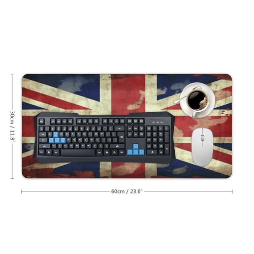 Alfombrilla de escritorio Vintage Union Jack de caucho miniatura 2
