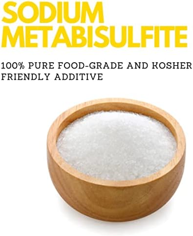 Sodium Metabisulfite (1lb)| Packed in Canada| 100% Pure Food-Grade and Kosher Friendly Additive| Preservative and Antioxidant; Used for Homebrewing, Winemaking, Baking and Fruits; Equipment Sanitizer| by Elo’s Premium - 1