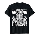 Hockey Player Arguing Gift Funny Ice Hockey T-Shirt Small