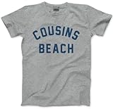 Cousins Beach T-Shirt - The Summer I Turned Tshirt Inspired Pretty Tee Summer Top Beach TV Season - S Grey