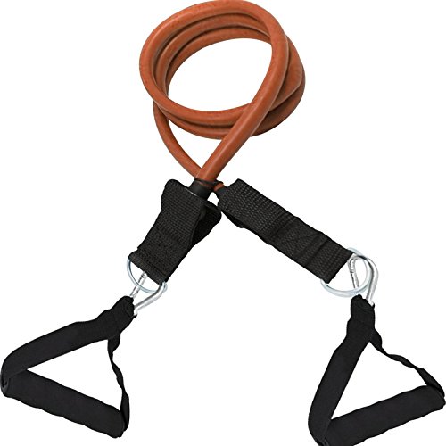 Premium Heavy Duty Tube Double Dipped Latex Xtreme Stackable Resistance Bands Set 20 to 90 LB with Door Anchor and Exercise Chart Full-Body Exercises