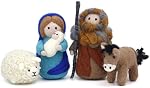 Nativity Felting Kits for Adults Including Everything to Make - Craft Kits - Needle Felting Kits for Beginners - Height 10CM