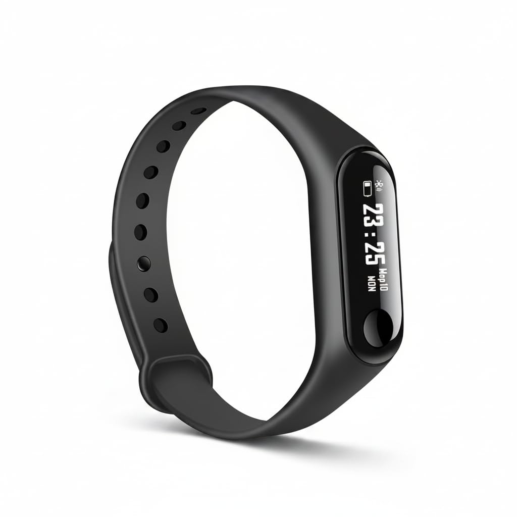 Drumstone (𝐄𝐱𝐥𝐮𝐬𝐢𝐯𝐞 𝟐𝟎 𝐘𝐞𝐚𝐫𝐬 𝐰𝐚𝐫𝐫𝐚𝐧𝐭𝐲 M4 Smart Fitness Band with, OLED Display Bluetooth Waterproof Sports Activity Tracker Bracelet