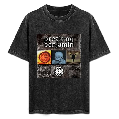Breaking Benjamin Natural Life by Breaking Benjamin Men's T-Shirt Graphic Shirts Unisex Black tee XL