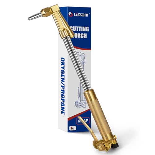 LISSAM 62-3F H-Type Oxy Propane Cutting Torch Heavy Duty Straight Torch