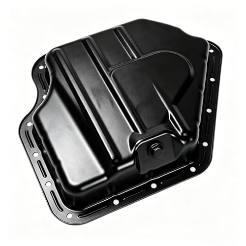 Image of Engine Oil Pan W /Drain Plug Compatible With Chrysler Town & Country 2011-2016 3.6L V6 /200 V6 3.6L 2011-2017 /Dodge Avenger Journey Grand Caravan V6 3.6L 2011-2020 / 5184404AD /CRP51A