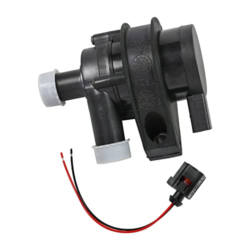 RALBDX Auxiliary Cooling Water Pump With Plug Compatible With A3 A4 TT,VW Beetle Jetta Passat Tiguan CC Eos Golf GTI - 2.0T Engine Replace 1K0965561J