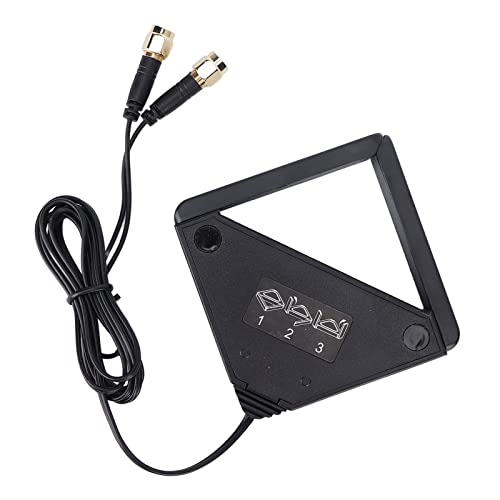 SIXRUN Antena Externa, Conexión Magnética, Antena RP-SMA de Doble Frecuencia, 2.4G 5Ghz, Ideal para Routers y Adaptadores WiFi