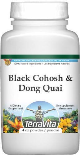 TerraVita Cohosh negro y Dong Quai combinación en polvo (4 oz, ZIN 513392)