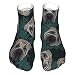 ZCHW Dekorative Hund Grau Shar Pei Maulkörbe Unisex Elastic Compression Socks Atmungsaktive Sportarten Warme Mittlere Strümpfe 30CM
