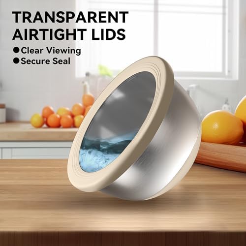 KITEISCAT Mixing Bowls with Lids - Thumbnail 5