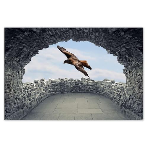 Vol d'un predateur poster photo 120 x 80 cm pour sublimer la decoration murale du salon