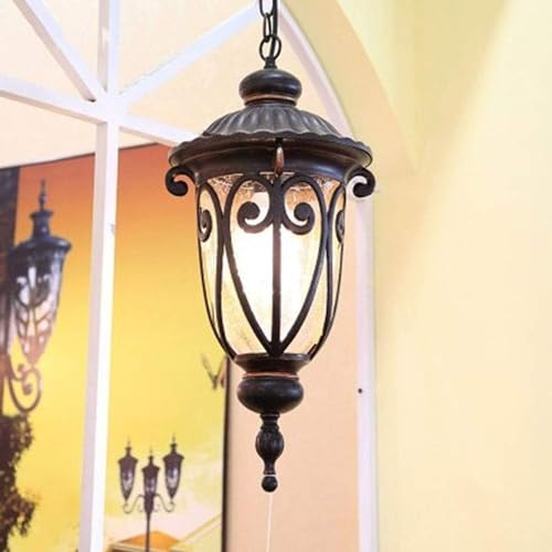 Éclairage extérieur de luxe noir traditionnel suspendu IP54 QTHWB - 2