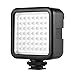 W49 Mini Interlock Camera LED Panel Light Dimmable Camcorder Video with Shoe Mount Adapter for A7 DSLR