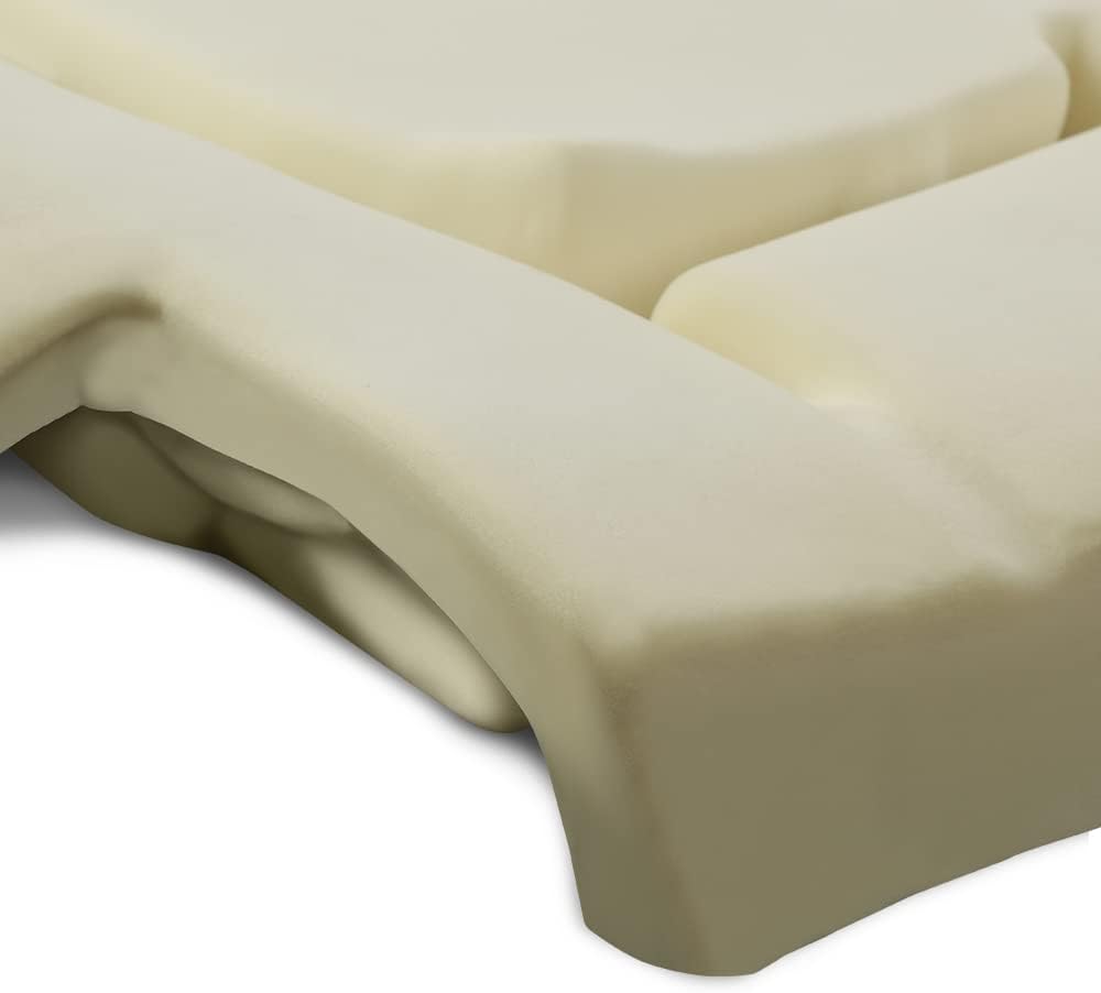 G-PLUS Bottom Seat Cushion Pad Left Driver Compatible with 2015-2016 Ford F150 FL3Z15632A23A White