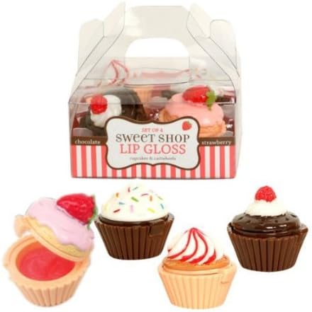 Sweet Shop Cupcake Lip Glosses - Set of Four by Cupcakes & Cartwheels