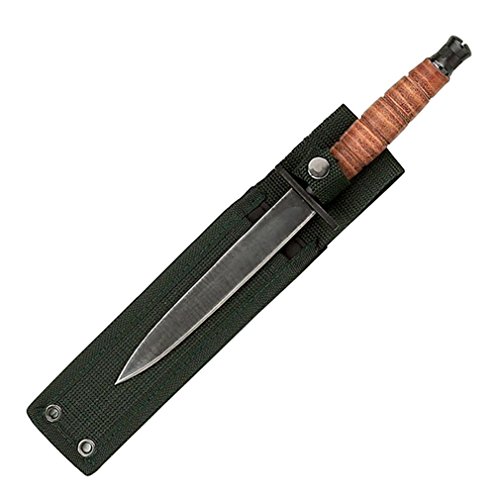 Fury British Commando SAS Fixed Blade Knife with Web Sheath, 10.75-Inch