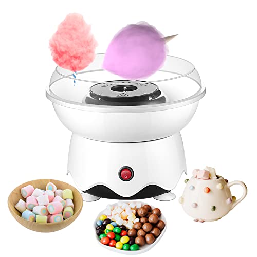 Maquina de Algodon de Azucar Máquina de malvaviscos para el hogar, máquina de malvaviscos casera para niños, Motor de cobre puro de alta potencia de 400W con placa de...