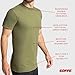Soffe Men's 3 Pack - 100% Cotton Military Tee, OD Green, Medium