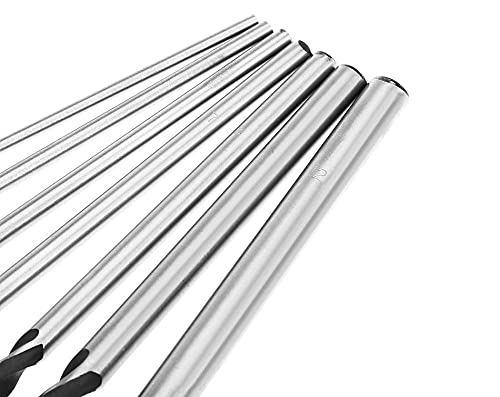 Juego 7 piezas brocas madera 12" 300mm extra largas miniatura 5