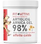 Artiglio Del Diavolo Forte e Arnica Per Cavalli Uso Umano Effetto Caldo Gel 550ml Crema Riscaldante Muscoli Sportiva Arnica Gel Forte per Massaggi Locali, con Canfora e Vitamina E, Made in Italy
