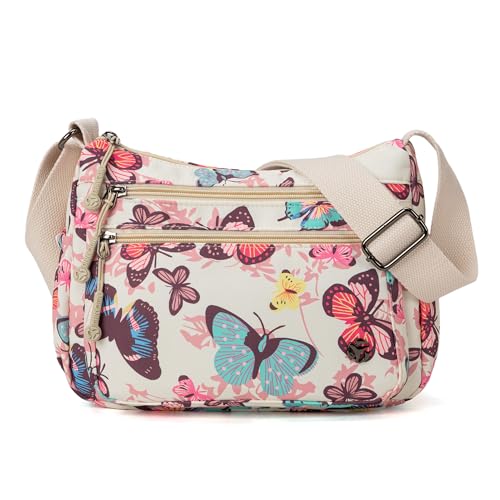 Image of Pealwel Casual Crossbody Bag with Anti Theft Pocket - Women Lightweight Water-Resistant Purse Bag