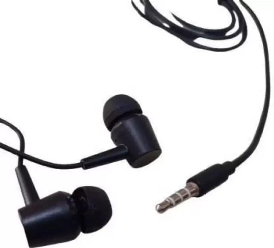 Earphones, In-Ear Headphones Earphones Black with Mic 3.5mm Jack High Sensitivity Microphone, Pure Sound for iPhone, iPad, Samsung, Android,MP3 Players
