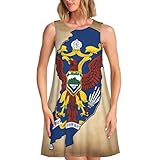 Style polyvalent : cette robe sans manches pour femme est conçue avec un col rond et une silhouette trapèze, ce qui la rend parfaite pour les occasions décontractées et semi-formelles. Idéal pour l'été, le printemps et les vacances à la plage.