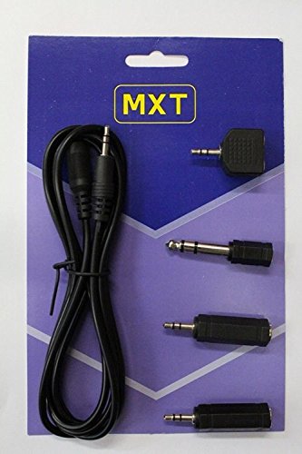 Kit 4 PLUG ADAPTADOR + EXTENSÃO P2 STEREO 1,8 METROS