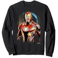 Marvel Infinity War Iron Man Digital Profile Pose Sudadera