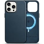 SHIELDON – SHIELDON Lederhülle für iPhone 15 Pro Max 6,7" 5G 2023, Mari