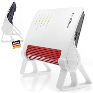 Ständer für Fritzbox 7530 AX, 7530, 6850 5G, 6850 LTE, 4050, 4630, 5530, 7510 – stabile Halterung für bessere Belüftung & sicheren Stand Tischständer Halter Standfuß Fuß Aufsteller