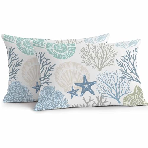 Guozhida Seestern Kissenbezüge 2 Stück